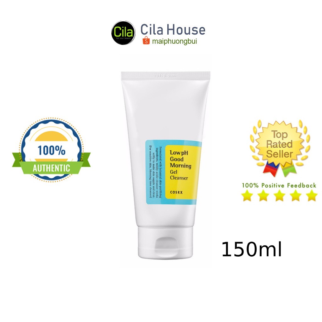 Sữa rửa mặt Cosrx Low pH Good Morning Gel 150ml - Cila House