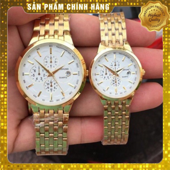 Đồng Hồ đôi Baishuns Mặt trắng dành cho các cặp đôi đầy ý nghĩa