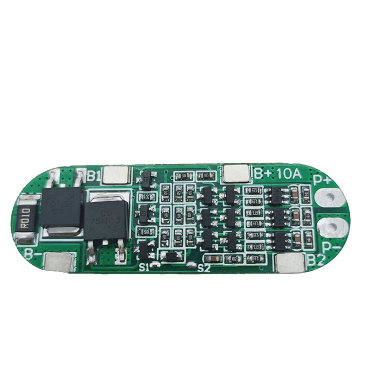 Mạch bảo vệ pin Lithium 3S 10A Li-ion 18650 sạc PCB BMS 12.6V