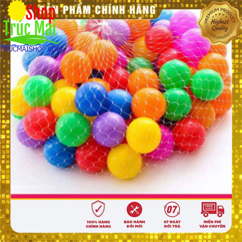 COMBO - 100 BÓNG NHỰA MỀM CHO BÉ Hàng Việt Nam