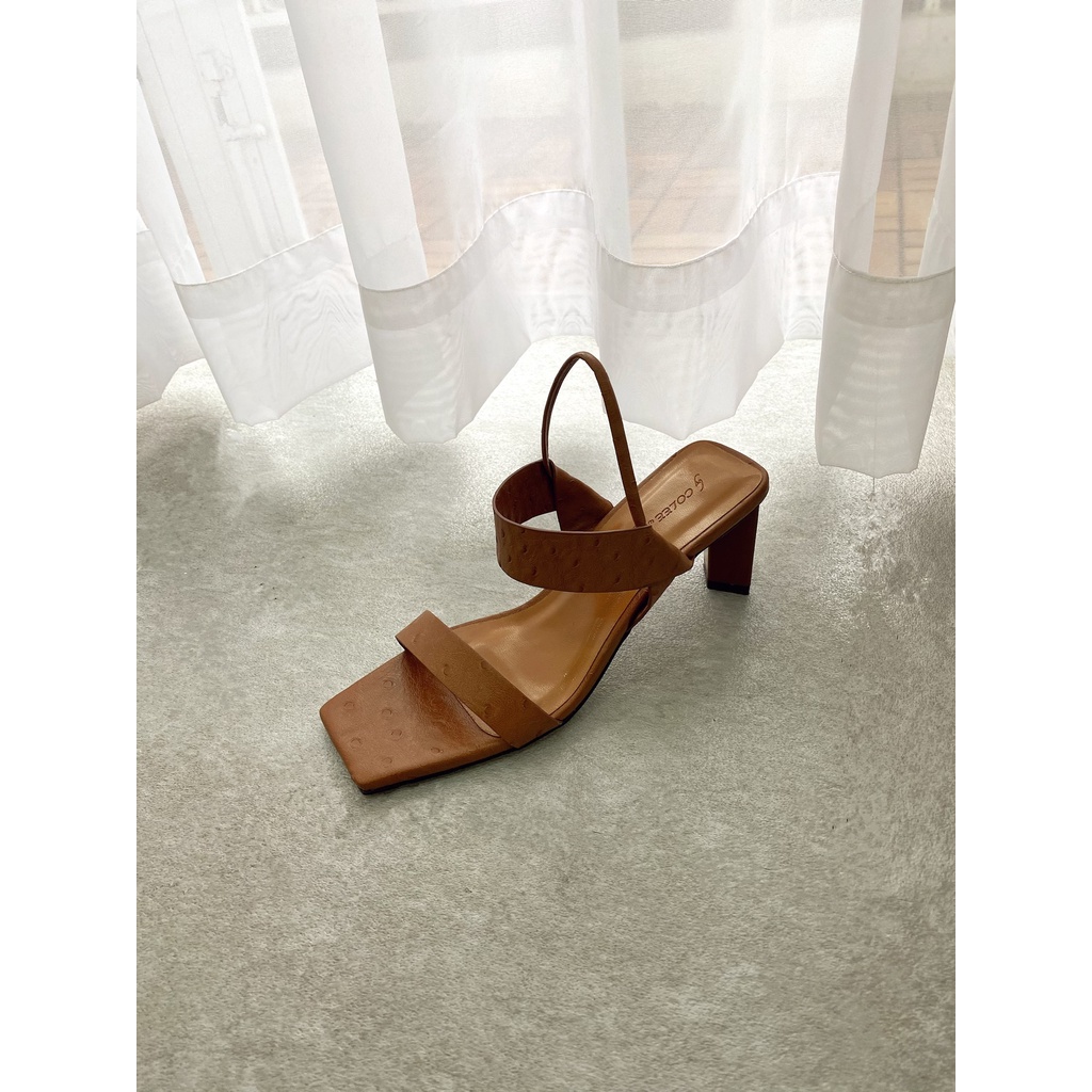 Giày Sandal Nữ Colee 2 Quai Gấp 7p VNXK