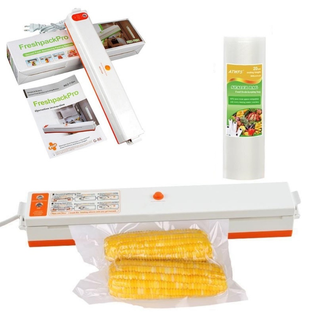 Máy Hút Chân Không Kiêm Hàn Miệng Túi Fresh Pack Pro Cao Cấp Sản Phẩm Tiện Ích Dùng Trong Gia Đình