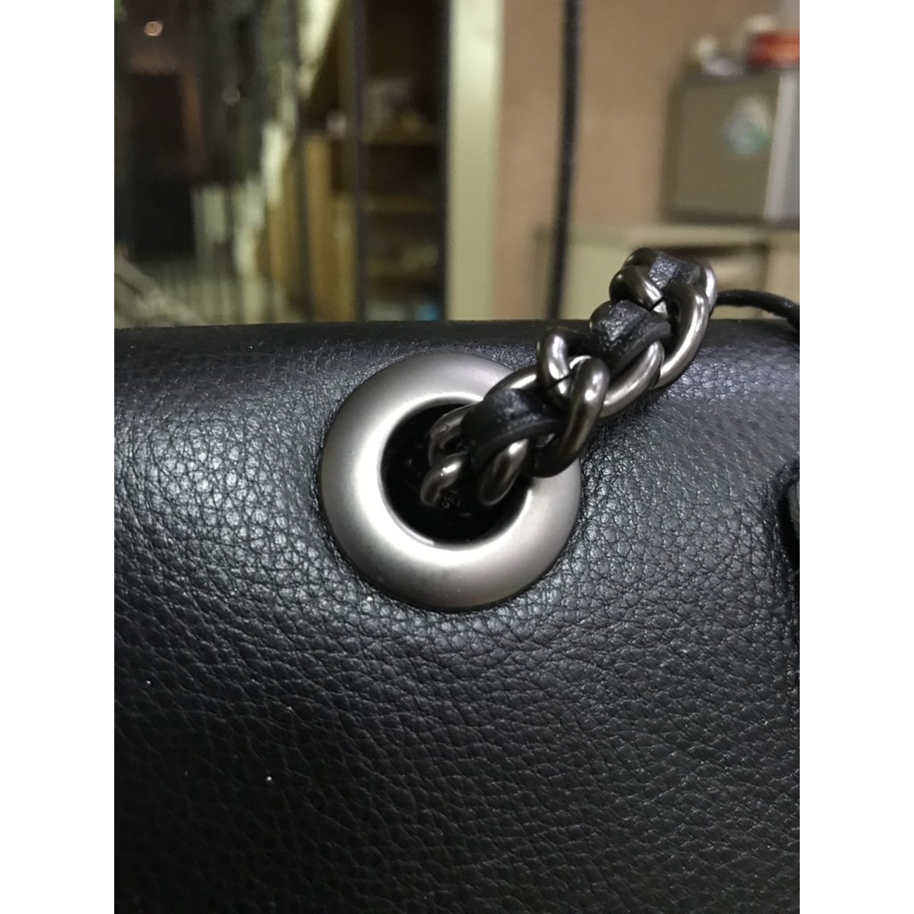 Túi hoa trà da bò đính đinh #hoatra #coach #dathat