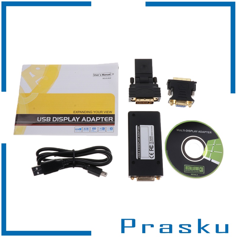 Đầu Chuyển Đổi Usb 2.0 Uga Sang Dvi Vga Cho Máy Tính