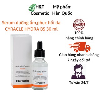 Serum cấp ẩm tinh chất CIRACLE Hydra B5 Source dưỡng trắng cải thiện nếp nhăn làm chậm quá trình lão hóa da 30ml