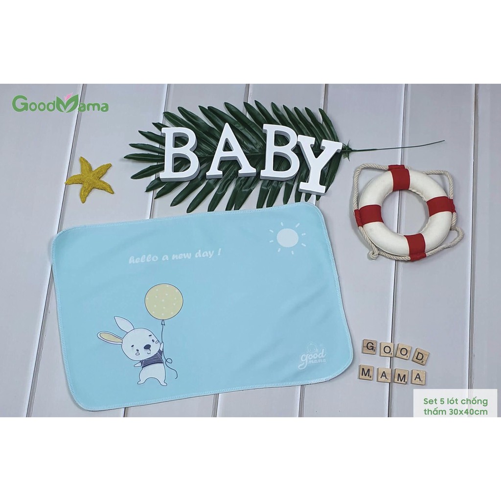 Set 5 lót chống thấm Goodmama 30x40cm