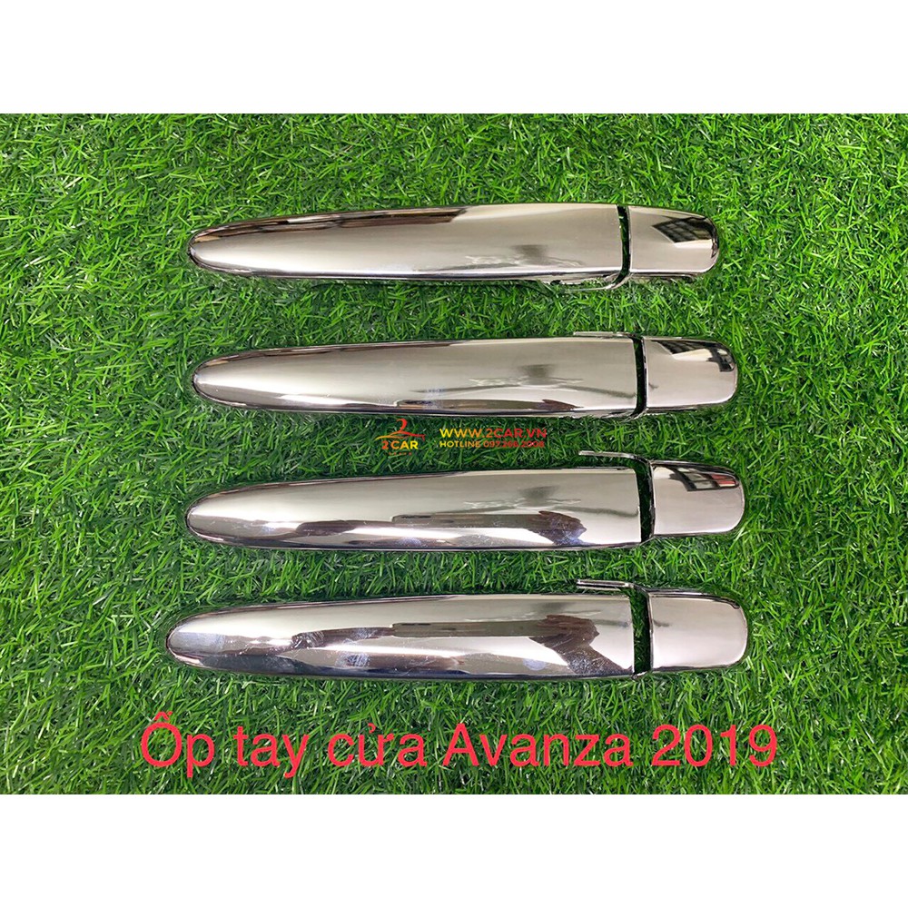 Ốp Tay Nắm Cửa Xe Toyota Avanza 2019 mạ crom
