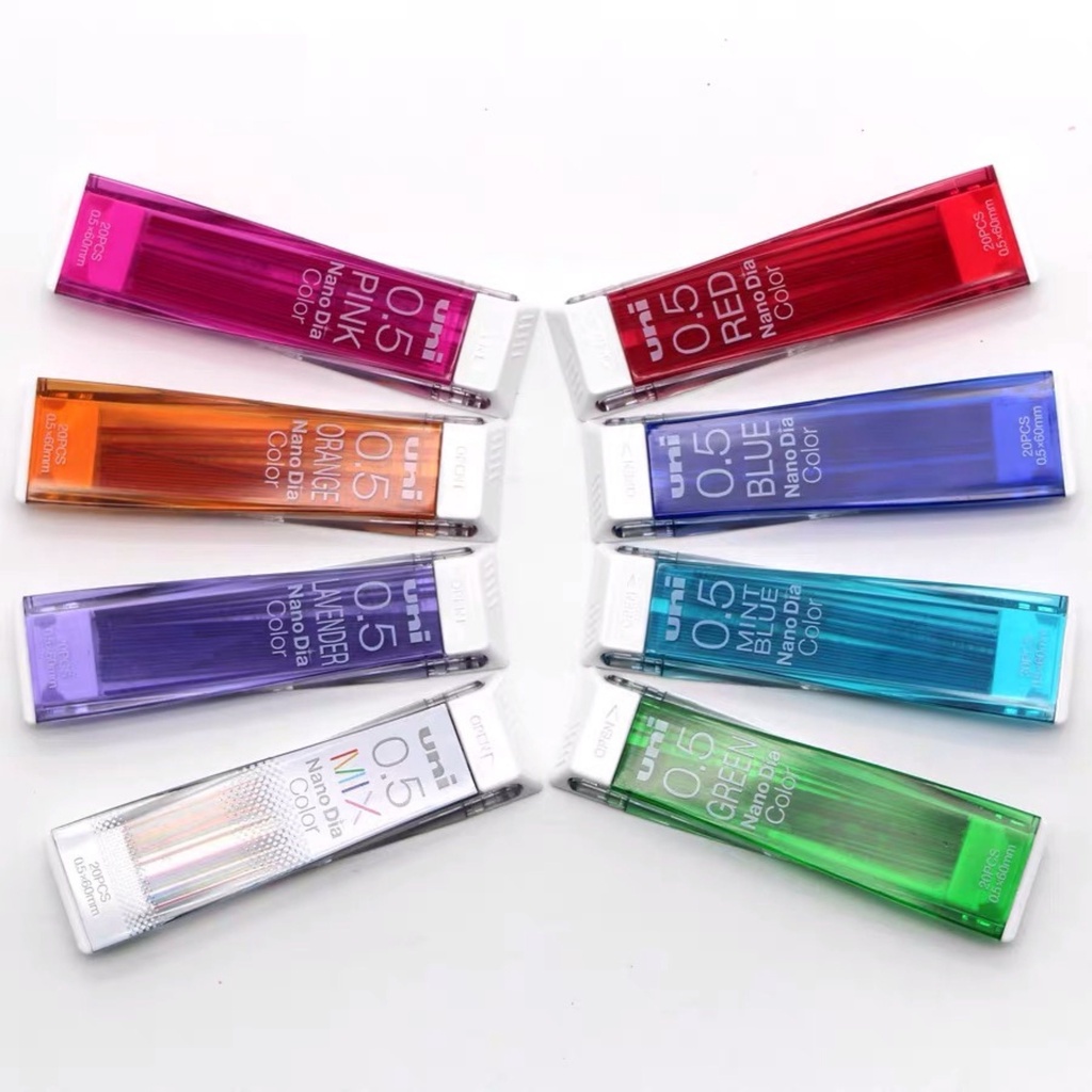 Ngòi chì màu Uni Nano Dia Color 0.5mm