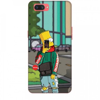 Ốp lưng dành cho điện thoại Oppo A3S/A5/realme C1 - Bart Simpson