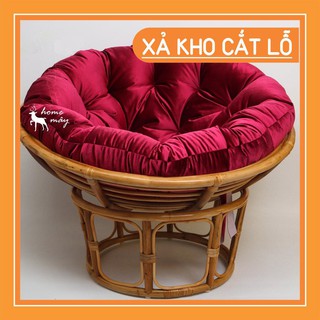 Ghế mây papasan đường kính 1m bao gồm nệm CAO CẤP