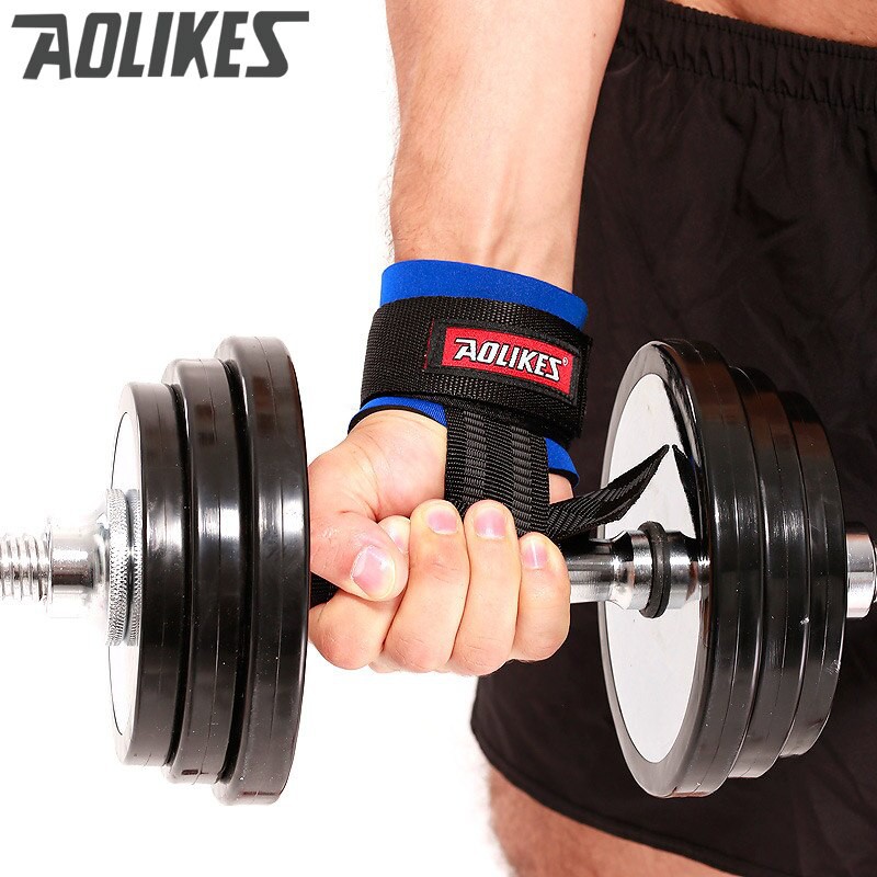 Dây Kéo Lưng Lifting Kết Hợp Quấn Cổ Tay Aolikes A-7638 | Dây Kéo Lưng Tập Gym Chính Hãng Cao Cấp