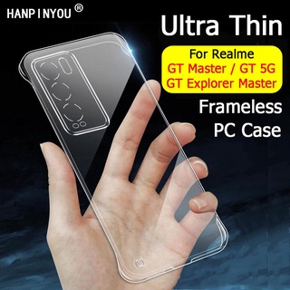 Ốp điện thoại PC cứng nhỏ trong suốt cho Realme GT Explorer Master Neo Flash 5G