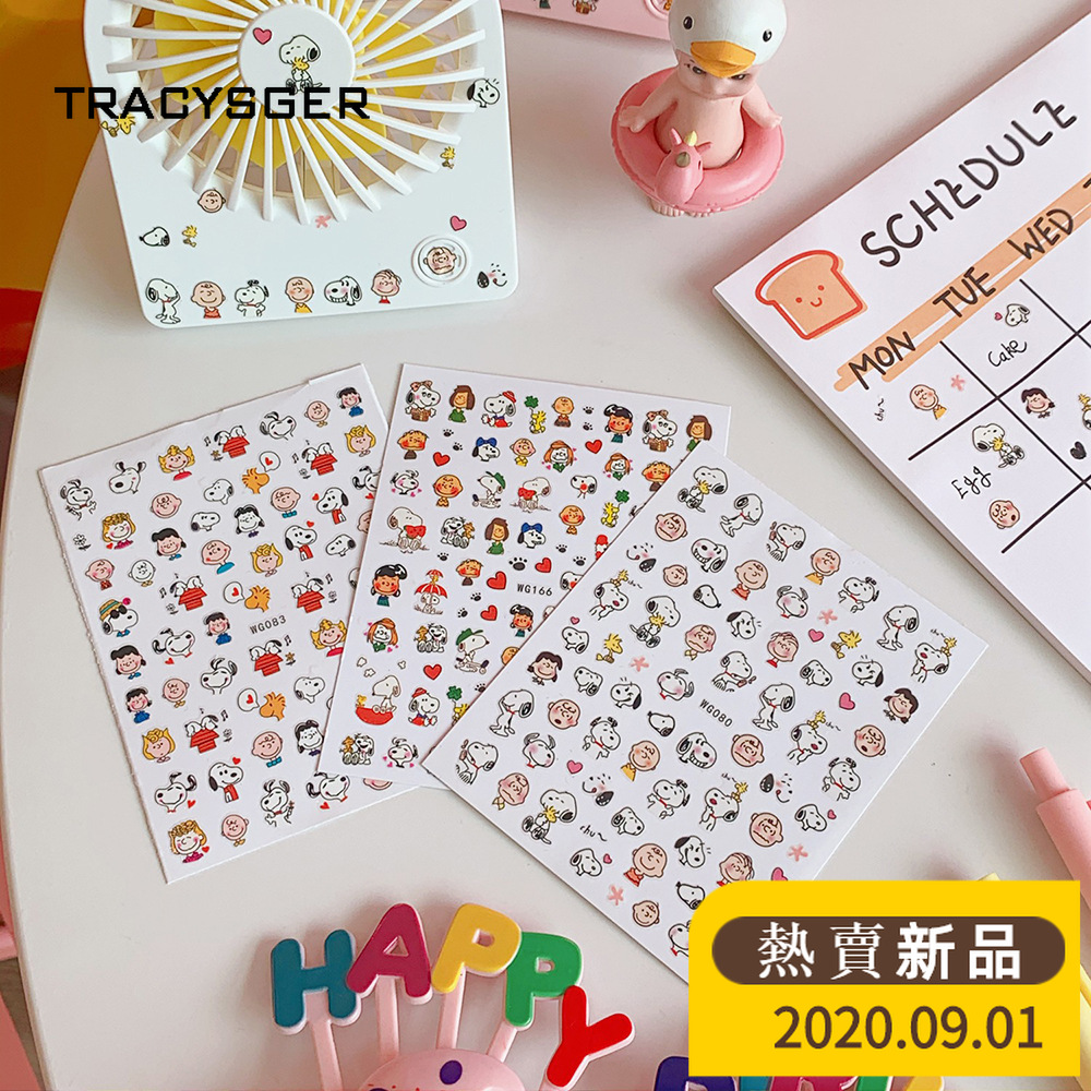 Sticker Dán Trang Trí Nhật Ký Hình Cún Con Dễ Thương Sáng Tạo