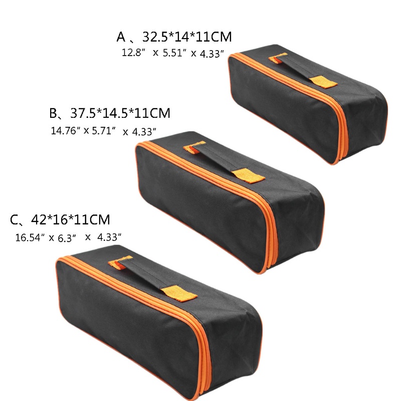 Túi Vải Oxford 600D Đựng Đồ Nghề Sắp Xếp Gọn Gàng Đa Năng Cho Thợ Điện DIY