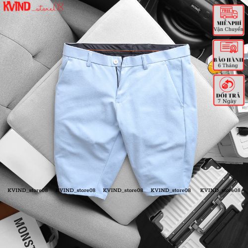 Quần Short Nam Tây Âu chất vải chéo bền đẹp, quần sọt nam form body kiểu dáng Hàn Quốc- kvindstore08
