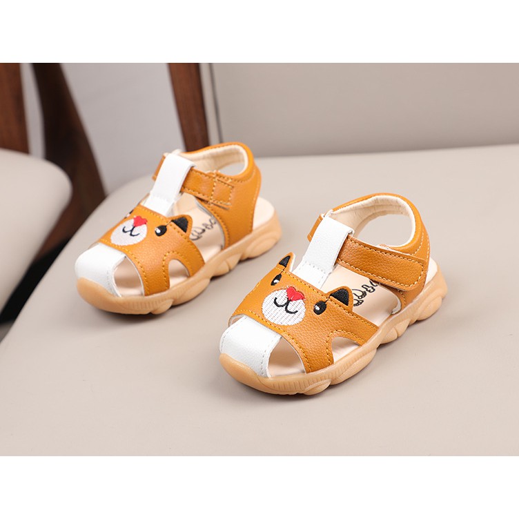 dép sandal bé trai size 15-19 đế mềm