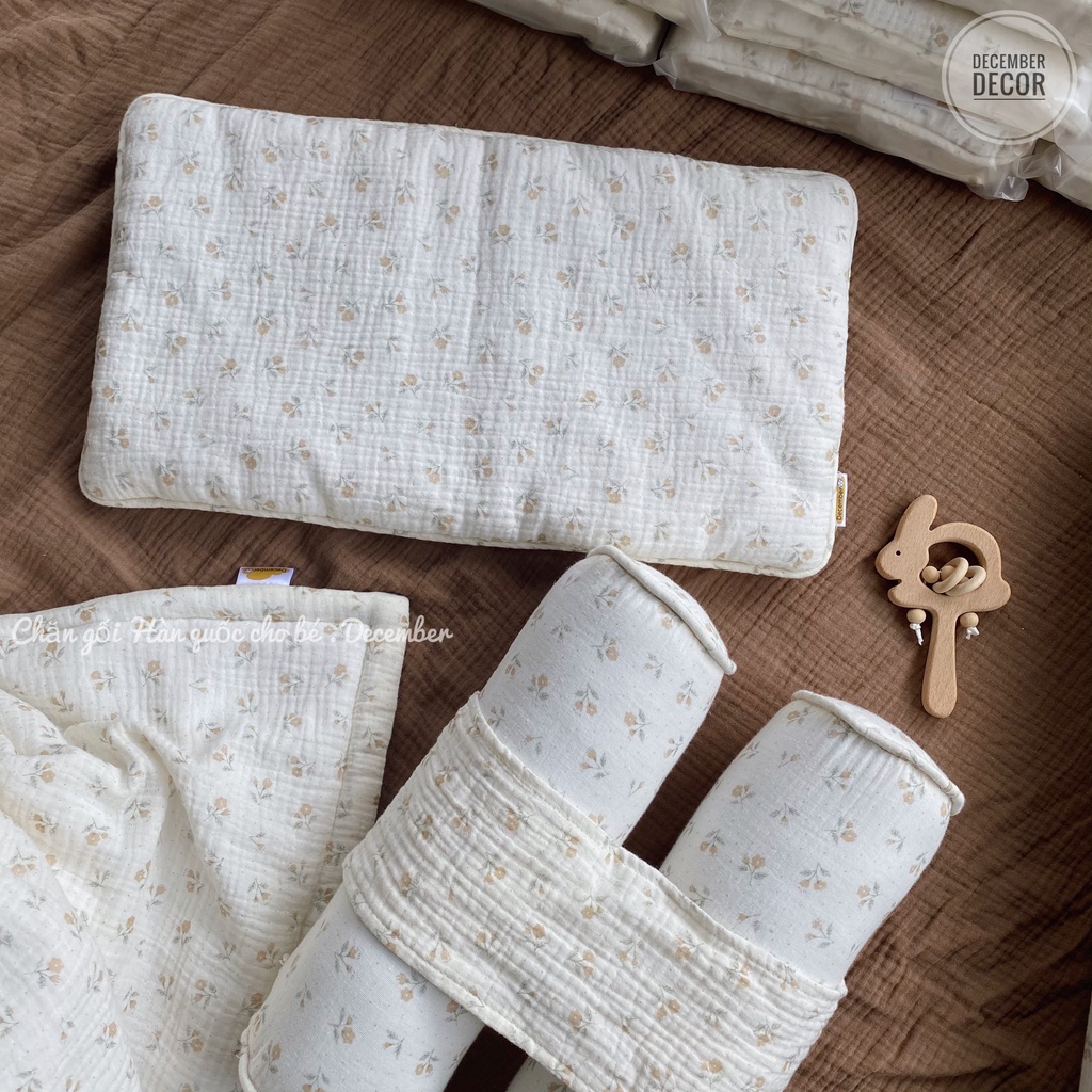 VỎ gối chặn cho bé December mềm mại/thay thế tiện lợi