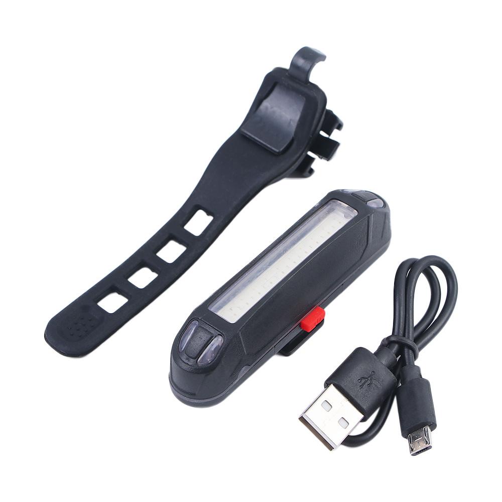 Đèn Pha Led Cảnh Báo An Toàn Hai Màu Chống Nước IPX-5 Gắn Đuôi Xe Đạp