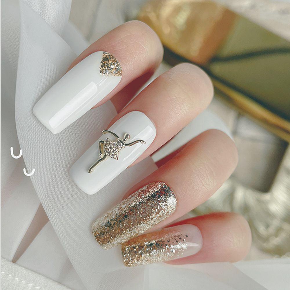 Sơn Móng Tay Gel Bạch Kim Bán Vĩnh Viễn UV Nghệ Thuật DIY