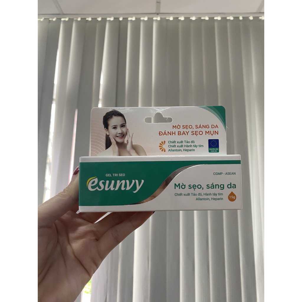 ✅[CHÍNH HÃNG] Gel mờ Seo Esunvy - Đánh bay sẹo mụn - Mờ sẹo, sáng da - Tuýp 15g