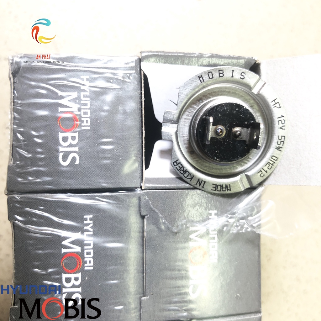 Bóng đèn halogen H7 MOBIS  lắp cho đèn gầm xe Hyundai Kia Toyota