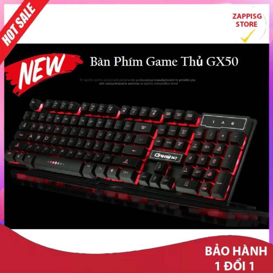 ✔️ bàn phím giả cơ,Bàn phím GX50 LED 3 màu  - Bảo hành 1 đổi 1 [MUA BAO NHIÊU TẶNG BẤY NHIÊU]