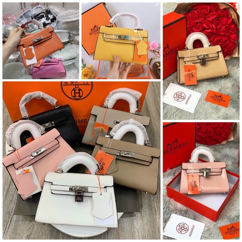 Túi HM kelly size 19cm full box - có ảnh thật