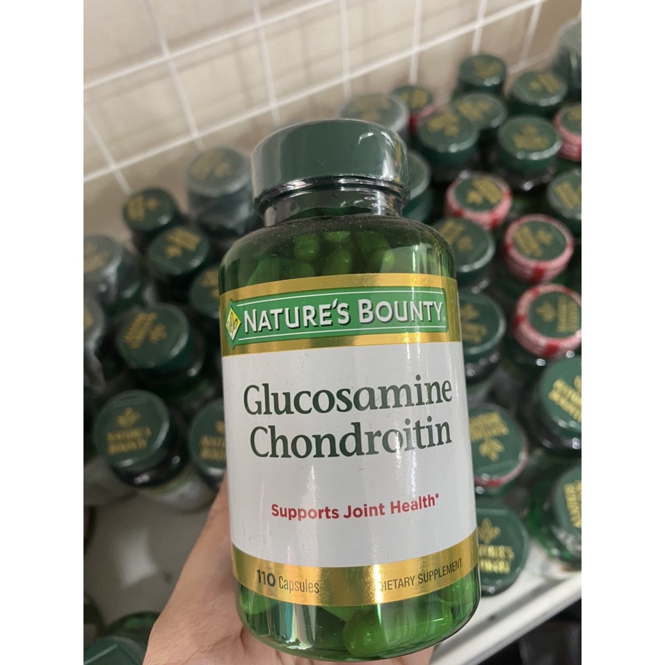 Viên uống bổ xương khớp, dễ cử động. Nature's Bounty Glucosamine Chondroitin. 110 viên. Hàng Mỹ