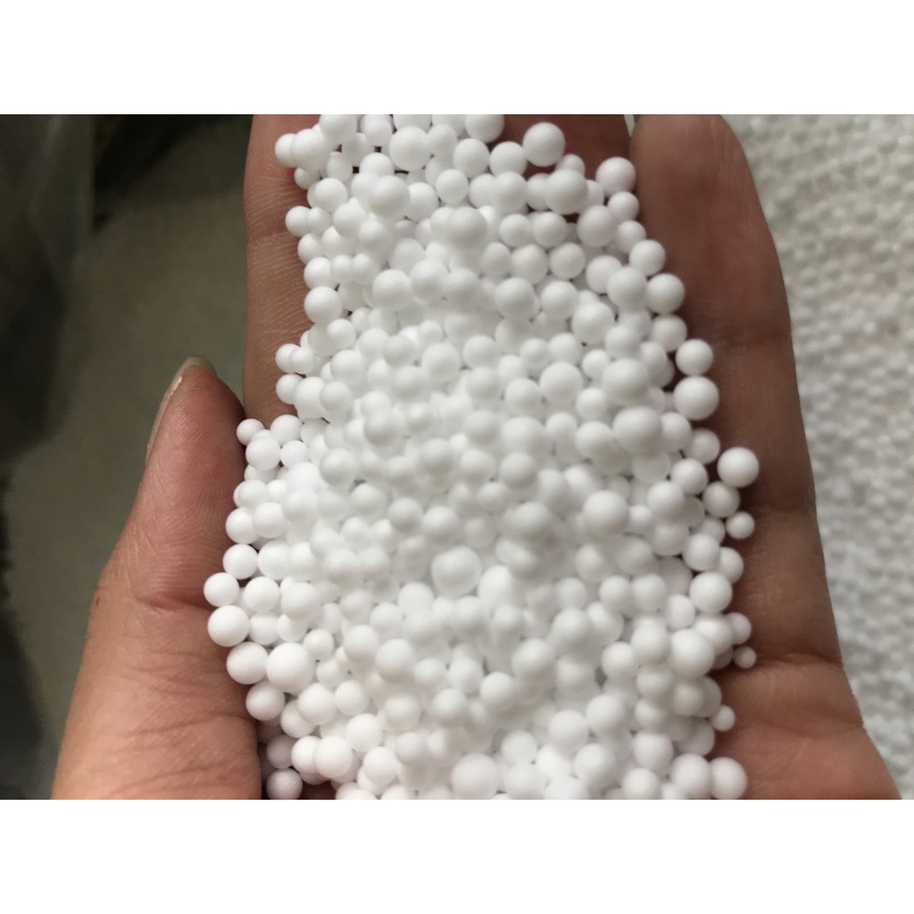 0.5 Kg Hạt Xốp Tròn 2ly ~ 4ly Làm Gối Lười, Nhồi Gối, Hộp Quà, Trang Trí...