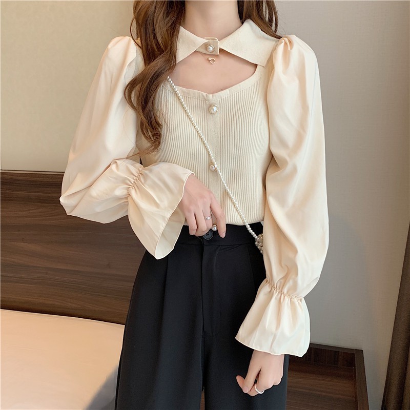 [ORDER] ÁO KIỂU ULZZANG DÀI TAY VÒNG CHOCKER