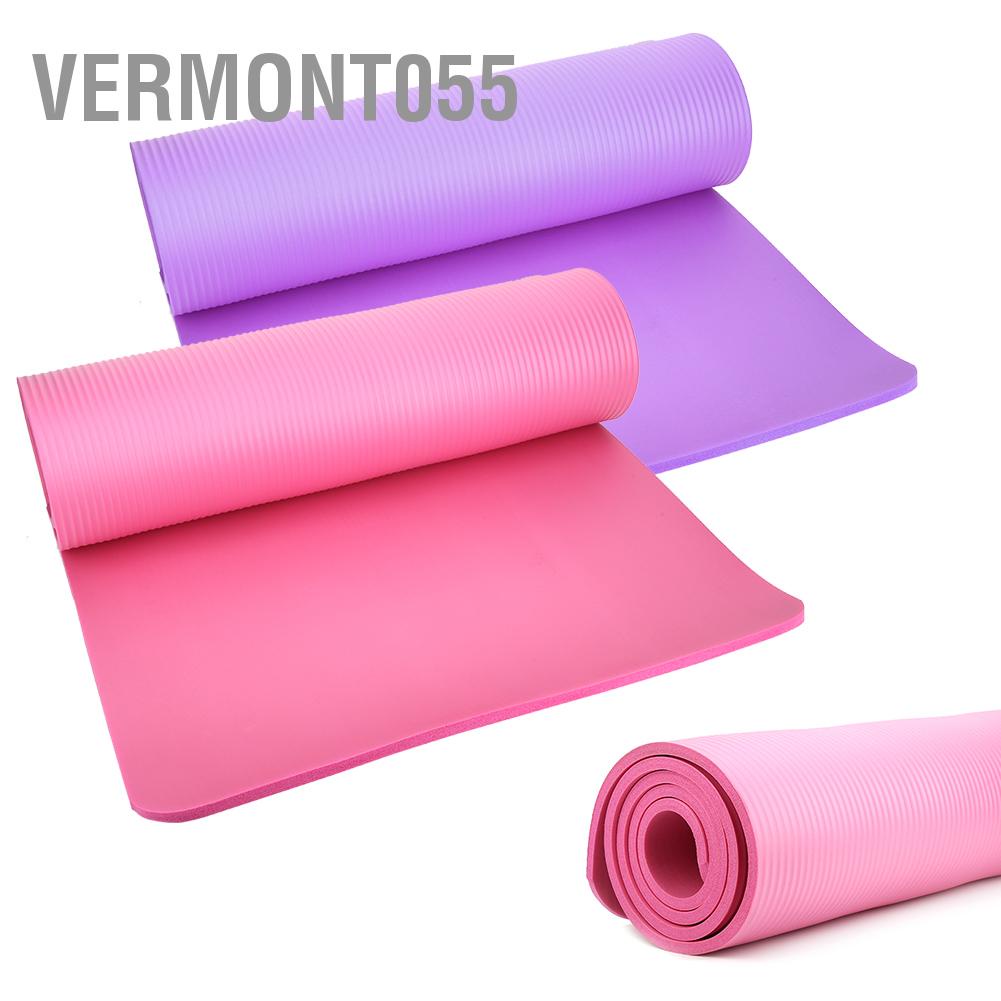 Có thể bán buôn Kéo dài Đệm Yoga NBR Rộng Không Trượt Thảm tập thể dục đa chức năng thao 183 x 61 1cm Vermont055 Hàng giao ngay
