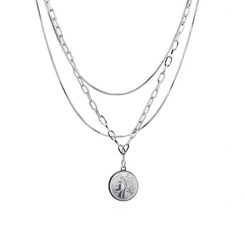 Vòng cổ ba lớp phong cách Ấn Độ có thể tách ra cá tính quyến rũ cho nữ