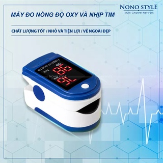 Máy đo spo2, máy đo nồng độ oxy trong máu và đo nhịp tim cầm tay lk87 tặng kèm 2 pin và dây đeo fullbox