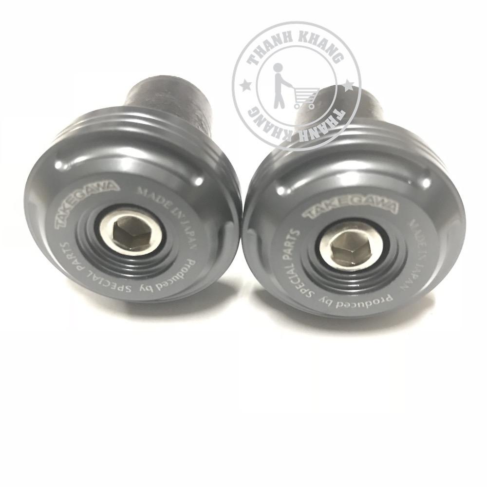 Bộ 2 gù TAKEGAWA màu xám, gắn cho mọi xe máy Thanh Khang 006000488