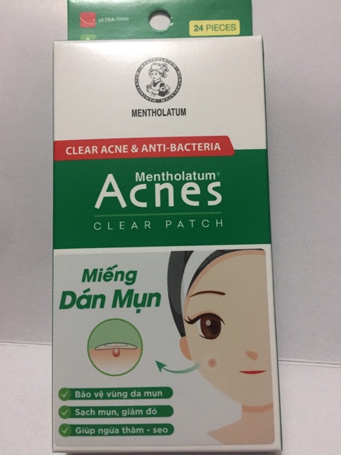 Miếng dán mụn Acnes Clear Patch 24 miếng