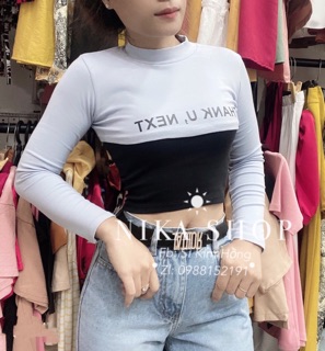 [XẢ KHO]SET ÁO CROPTOP 2 MÓN THANK YOU, NEXT