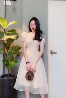 Đầm xốp kiếng (CLIP THẬT)