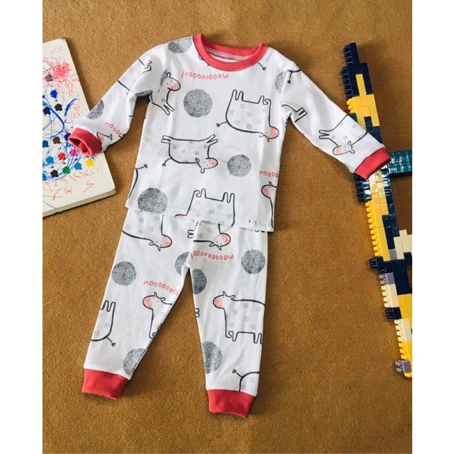 Set 3 bộ borip dài tay chất xuất dư cho bé