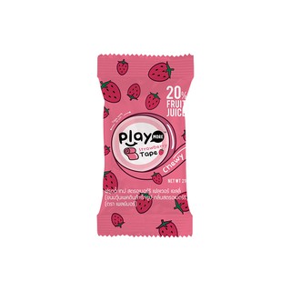 Kẹo dẻo cuộn vị dâu Playmore Thái Lan 21g thơm ngon
