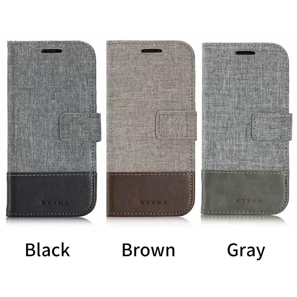 Case Sony Xpreia XZ3 X XA XA2 Ultra XZ XZ1 Premium XZ2 Compact Flip Cover Canvas TPU PU Leather Wallet Card