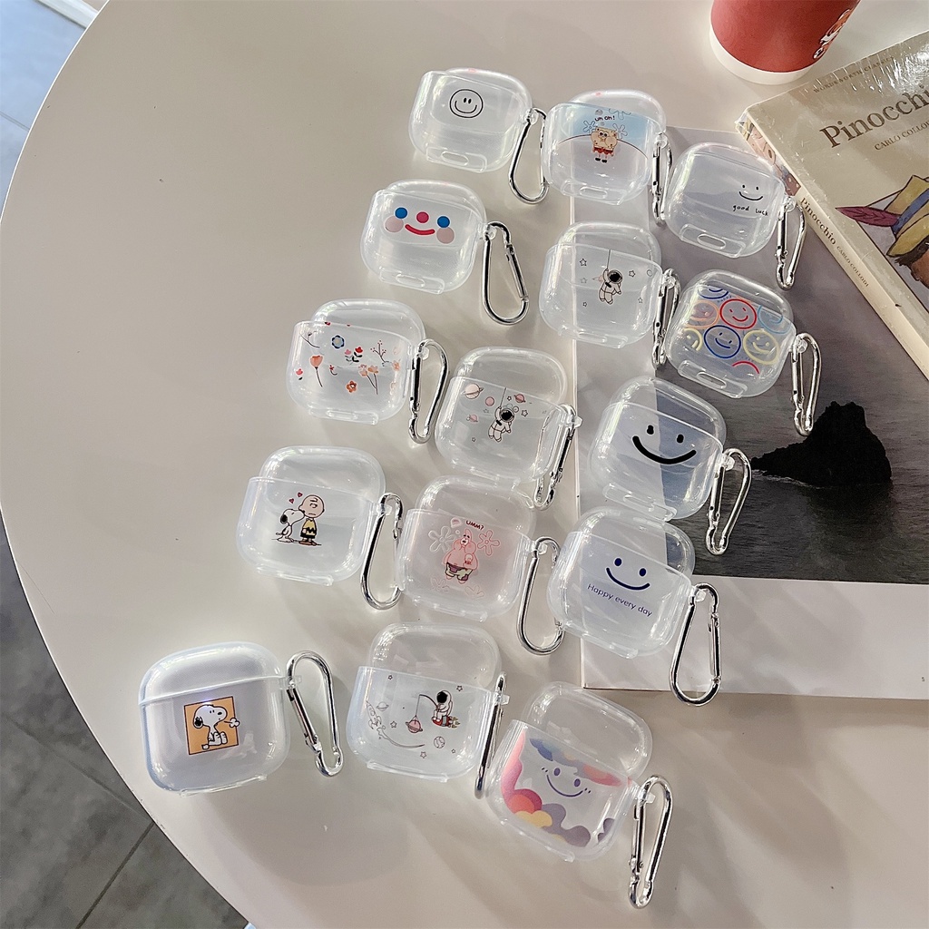 Vỏ TPU Mềm Trong Suốt Bảo Vệ Hộp Sạc Tai Nghe Không Dây Baseus Bowie E3 TWS