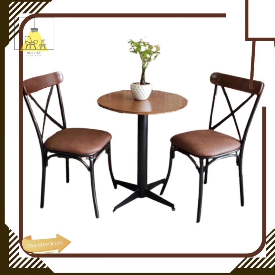 GHẾ BISTRO DECOR, NGỒI QUẦY BAR, QUÁN NHẬU, NHÀ HÀNG, DÙNG CHO GIA ĐÌNH VÀ CÁ NHÂN.Mặt gỗ cao su, khung sắt chắc chắn.