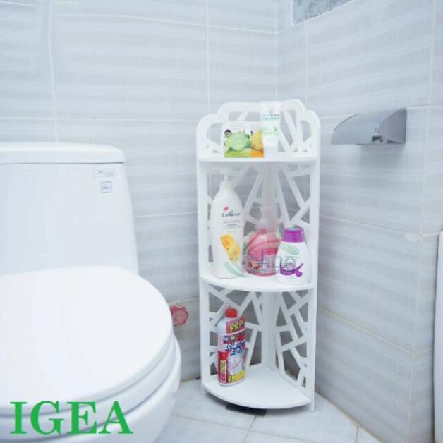 [SALE SỐC] Kệ góc nhà tắm 3 tầng mắt lưới ig147 [Freeship 10k] | BigBuy360 - bigbuy360.vn
