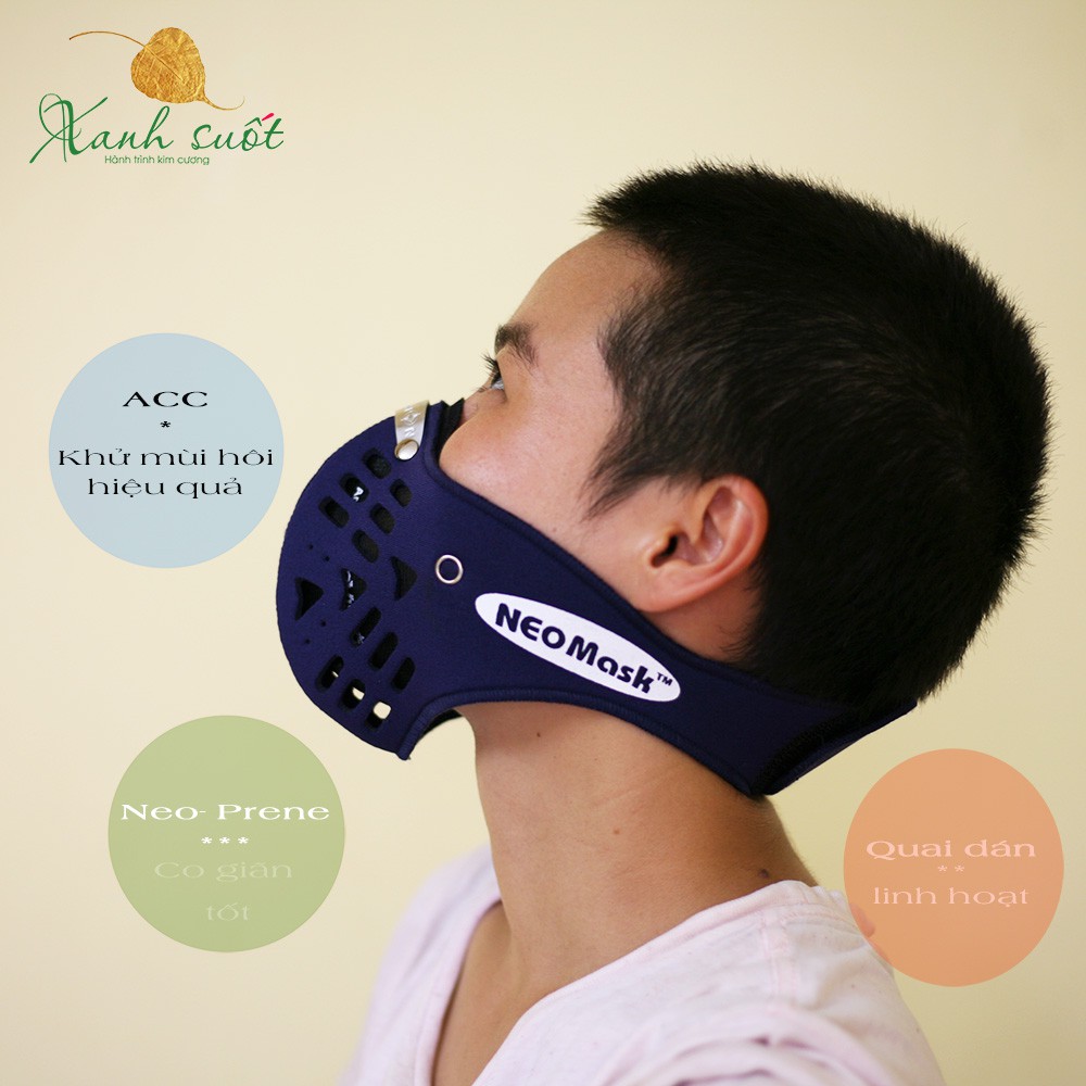 [Neovision] Khẩu Trang Cao Cấp Neomask-NM Chống Ô Nhiễm Bụi Mịn- NM Protect Health Against Air Pollution