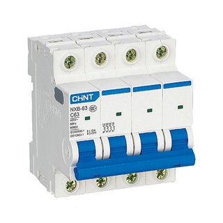 Aptomat - MCB 4P NXB-63 32~40A dòng cắt 6ka - chint