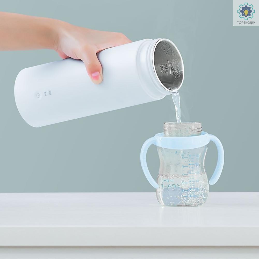 Mới Bình Đun Nước Giữ Nhiệt Bằng Thép Không Gỉ 400ml 220v Ym-K0401