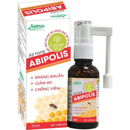 Xịt họng ABIPOLIS-Chiết xuất Keo ong