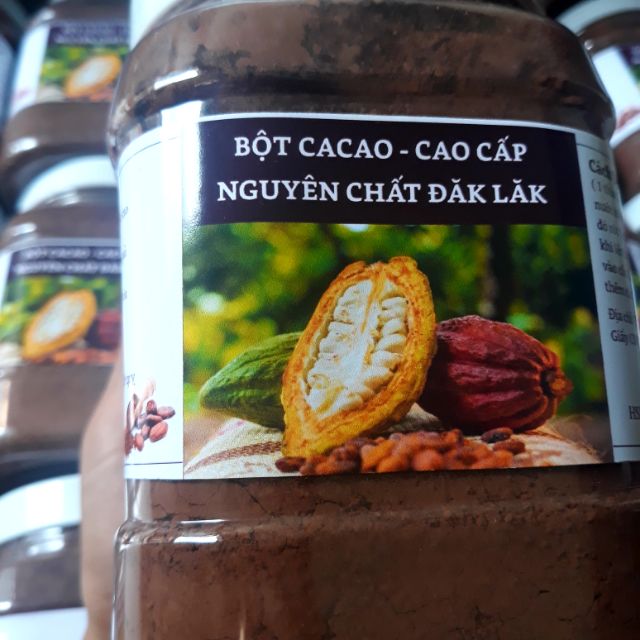 Bột cacao hộp 500g Daklak loại ngon nhất chuẩn xịn đậm thơm