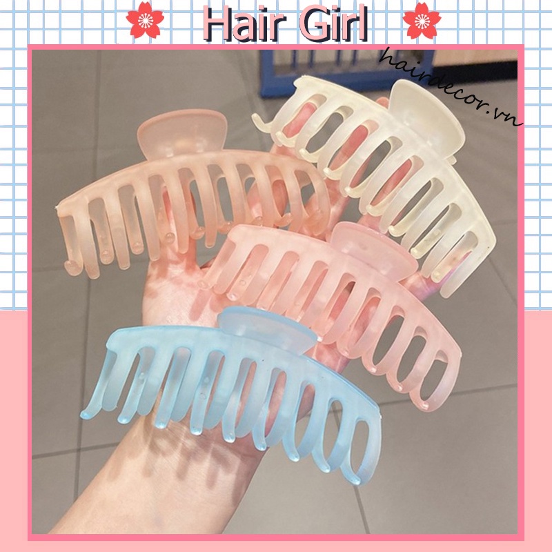 Kẹp tóc bằng resin acrylic đơn giản phong cách thời trang Hàn Quốc