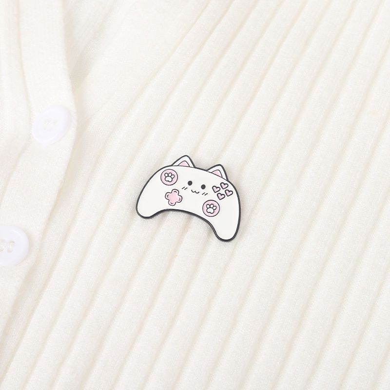 Ghim cài áo phong cách chú mèo hoạt hình ngộ nghĩnh tùy chọn kiểu dáng
